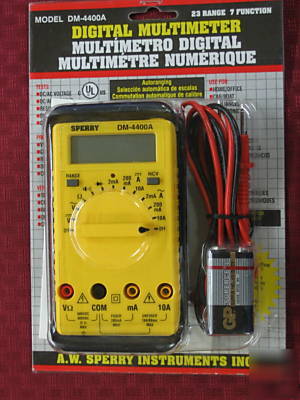 New sperry instruments digital multimeter - dm-4400A - 