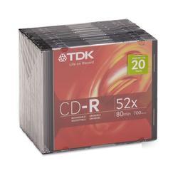 New tdk 52X cd-r media 47821