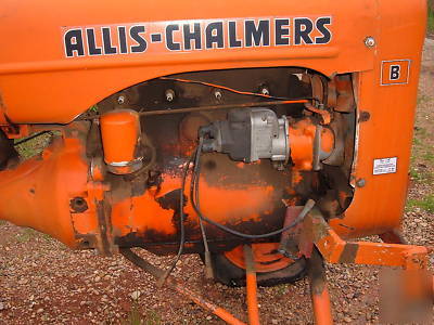 Allis chalmers b gas 4 cylinder tractor rebuilder parts