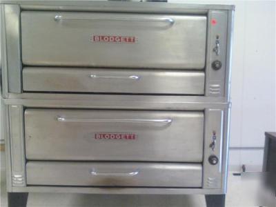 Blodgett double stack pizza ovens w/ stones natural gas