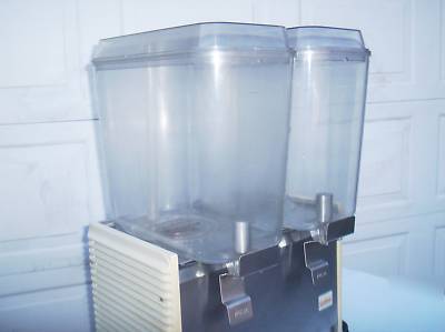 Crathco D25-4 twin bowl cold drink bubbler dispenser