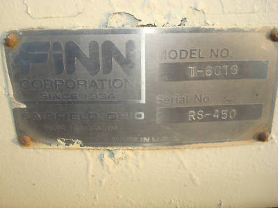 Finn T60T 600 gallon hydroseeder