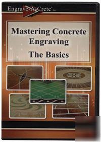 Mastering concrete engraving dvd engrave-a-crete 