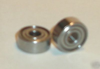 New R2-z shielded abec-5 ball bearings, 1/8 x 3/8