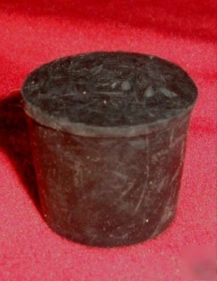 Solid black rubber stopper cork size #5 4 lbs 113 piece