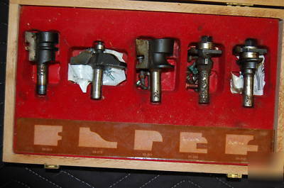 Freud router bits door system 94-100 used in box