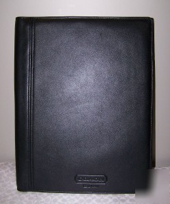 Coach 1804 embossed leather portfolio notepad organizer