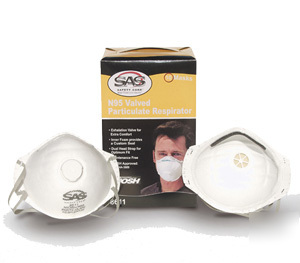 120 sas safety 8611 N95 respirator face masks-breathing
