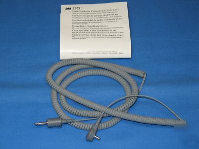 3M # 2371 ~ dual conductor coiled cord (2 ft, 6 m) 