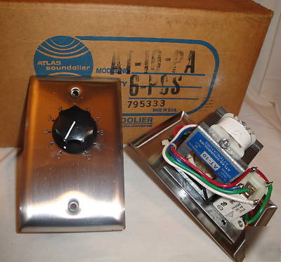 Atlas soundolier attenuator at-10-pa stainless plate