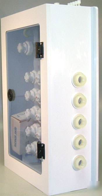 Fluoroware chemical distribution control valve cabinet