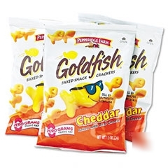 Goldfish cheddar cheese crackers single serving 112OZ