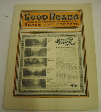 Good roads 1915 construction magazine vol. 10 # 6