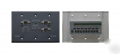 Kramer wp-211DS wall plate audio xga utp cat switcher 