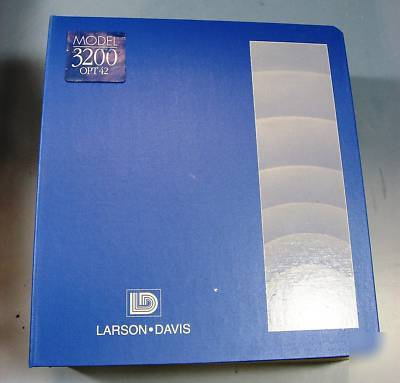 Larson davis 3200 opt 42 spectrum analyzer sound