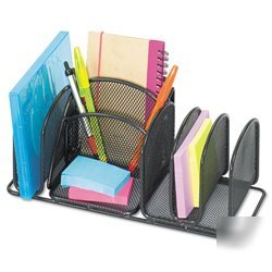 New deluxe organizer, 6 compartments, steel, 12 5/8 ...