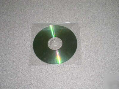 New 1000 poly pp cd sleeve (envelope) w/flap