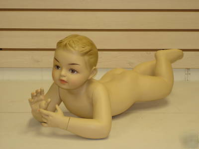 New brand flesh tone boy toddler mannequin baby-3