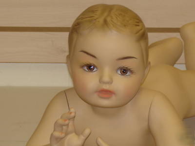 New brand flesh tone boy toddler mannequin baby-3