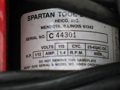 Spartan 100 with dial-a-cable power feed drain snake