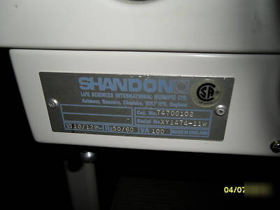 Shandon varistain xy robotic slide stainer
