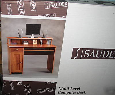 New sauder computer office multi level desk home 
