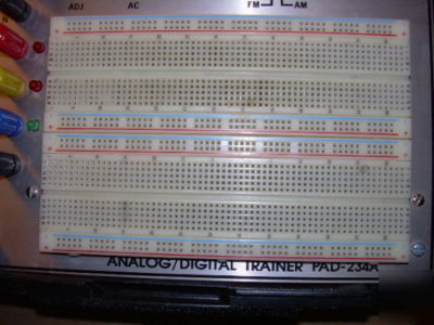 Rsr pad 234A analog digital trainer & breadboard r.s.r.