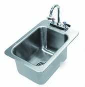 Advance tabco 1 comp drop-in sink 10IN x 14IN x 10IN