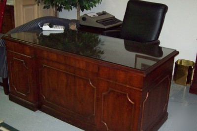Kimball l shape reception desk