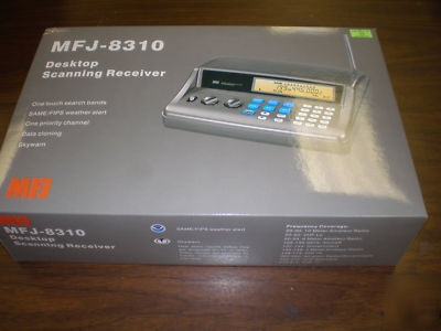 New mfj-8310 desktop scanning receiver ( )