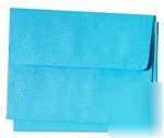 10 4X6 A6 a-6 sky blue square-flap envelopes 