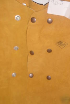 Leather rawhide split welders jacket oki comfort line l