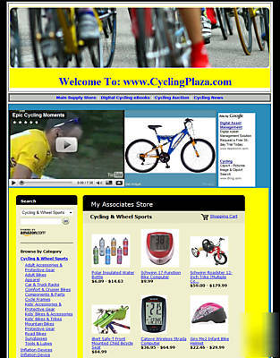 Profitable bicycle ~ cycling website business for sale 
