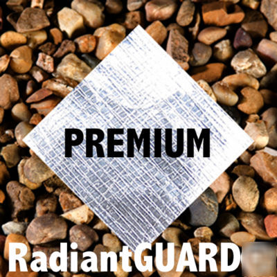 Radiant guardÂ® radiant barrier attic foil - premium