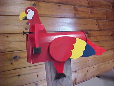 â™¥ parrot mailbox tropical parrots mailboxes mail boxes