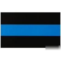 Thin blue line police decal - 3
