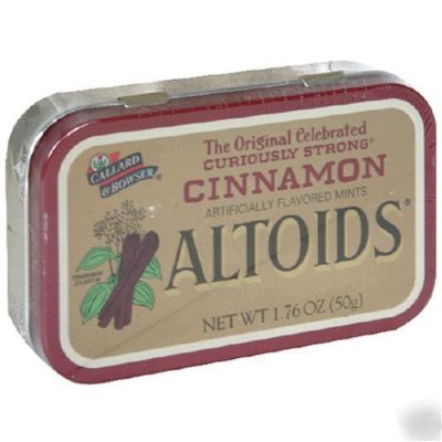 Altoids cinnamon mints 12 tins 1.76OZ ea 
