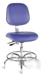 Bio fit cleanroom/esd chairs, 4V series, biofit 4V57-C1