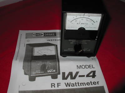 Drake w-4 w 4 watt meter - needs meter movement 