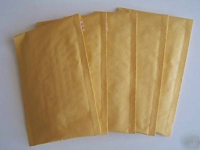 Kraft bubble padded envelope mailer #5 small lot of 9