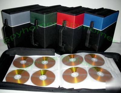 New 360 cd dvd holder wallet music game storage