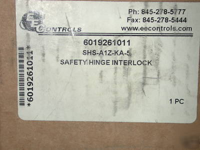 Safety hinge interlock eec shs-A1Z-ka-5