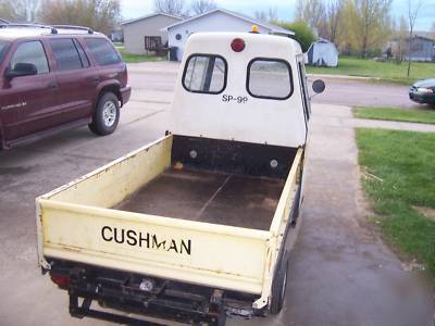 Vintage cushman truckster pickup. atv hot rat rod.