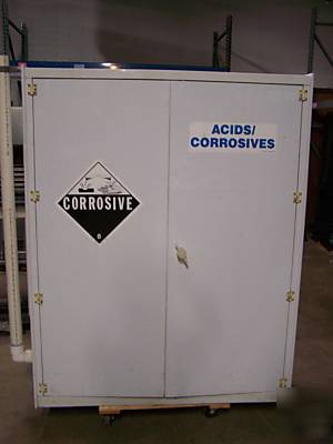 Acids / corrosive storage cabinet polypro 4'X19