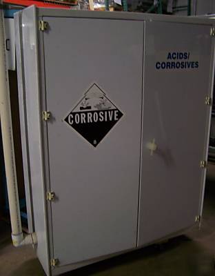 Acids / corrosive storage cabinet polypro 4'X19