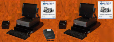 Aldelo 2 station restaurant point of sale touch system