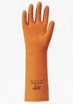 Ansell healthcare tan rubber premium gloves, : 115603