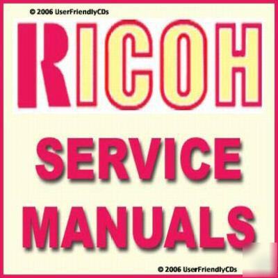 Biggest ricoh color copier manual service manuals 2 cds