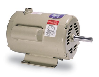 Baldor electric motor for axial fan 7.5-10 hp 1 phase 