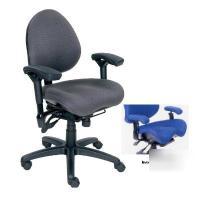 Bodybilt I752 heavy duty office chair - saddle seat